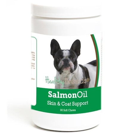 Healthy Breeds 192959016857 French Bulldog Salmon Oil Soft Chews - 90 Count